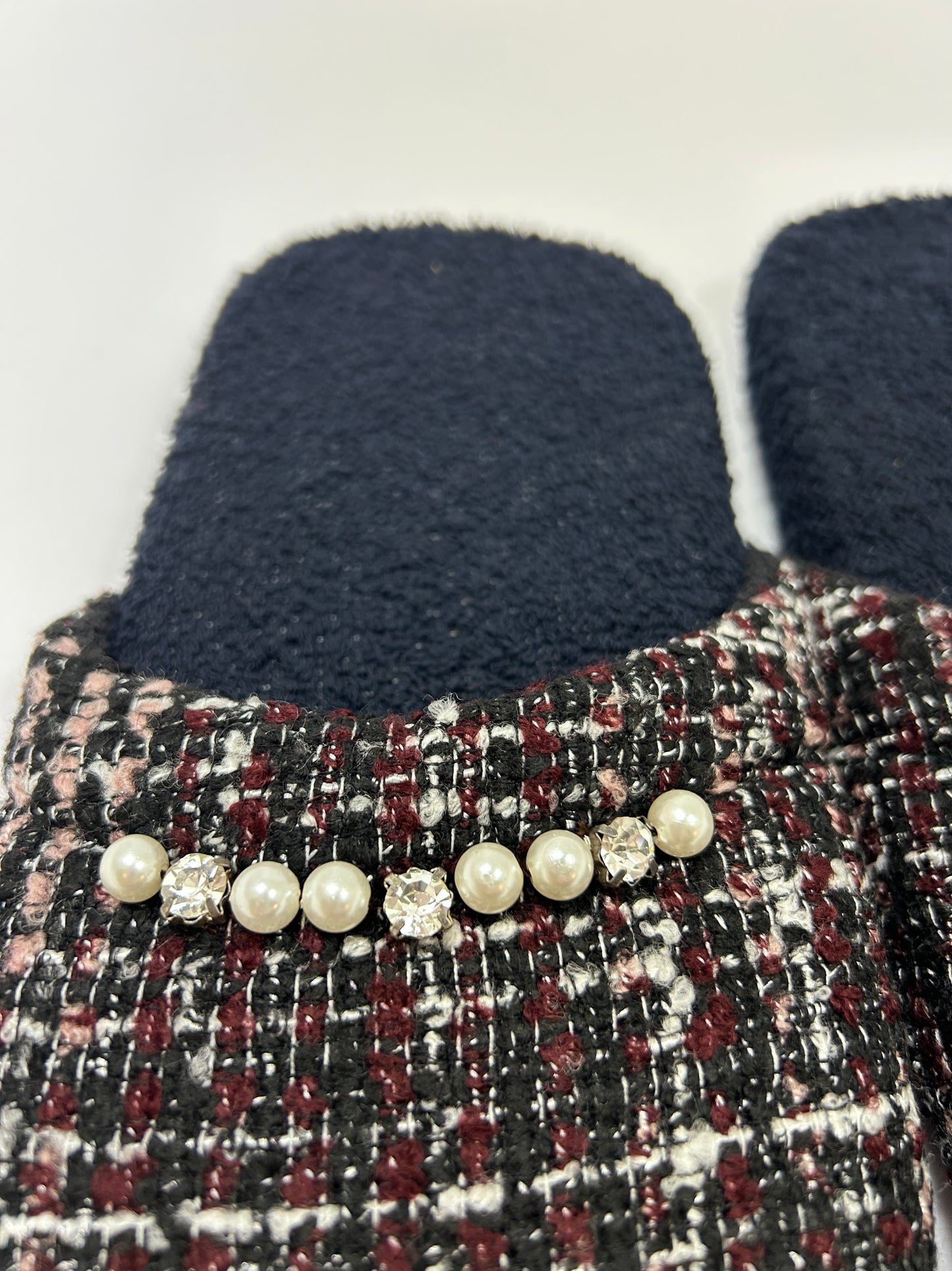 PANTOFOLA SPUGNA RICAMO A MANO