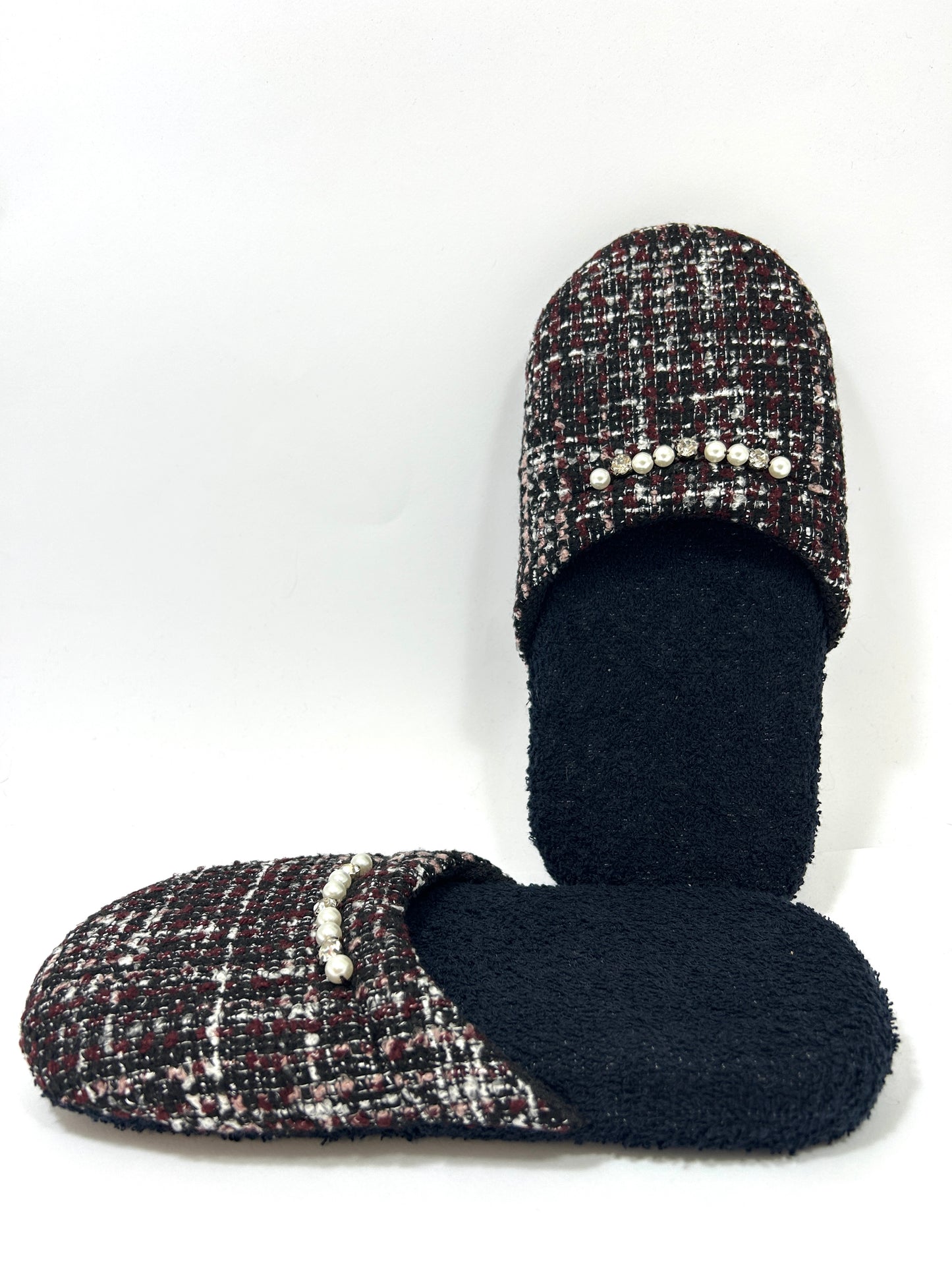 PANTOFOLA SPUGNA RICAMO A MANO